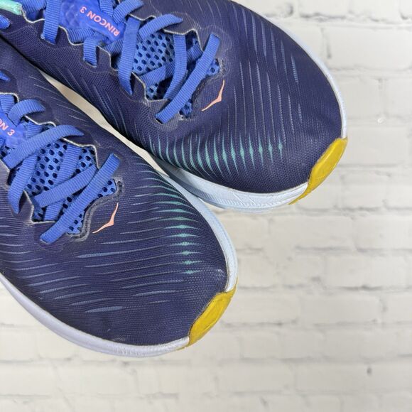 Hoka One Rincon 3 Sneakers Men Size 8.5B Blue Teal Running Training Gym Shoes - Picture 15 of 16